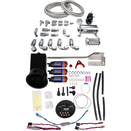DeatschWerks 94-02 Nissan Silvia and Skyline X2 Surge Module with DW420 Pumps and PTFE Plumbing Kit