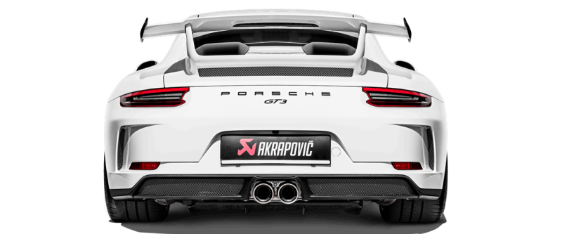 Akrapovic 2018 Porsche 911 GT3 (991.2) Slip-On Race Line (Titanium) w/Header/Link Pipes/Tail Pipes