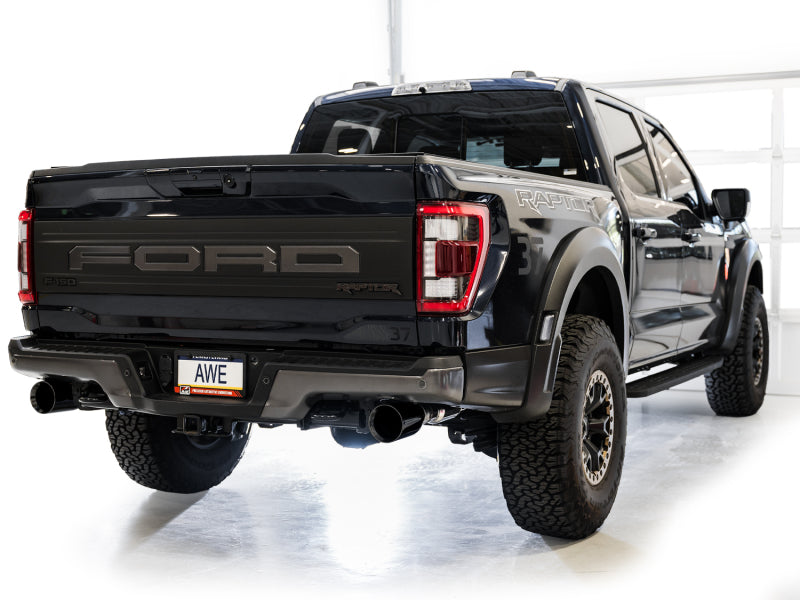 AWE Gen 3 Ford Raptor SwitchPath Exhaust  - Diamond Black Tips