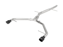 Load image into Gallery viewer, aFe 17-19 Audi A4 (L4-2.0L) MACH Force-Xp Stainless Steel Axle-Back Exhaust System - Black Tip
