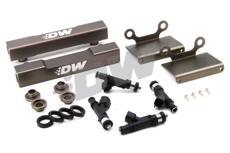 DeatschWerks 04-06 Subaru STI/LGT Side Feed to Top Feed Fuel Rail Conv Kit w/ 1000cc Injectors