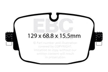 Load image into Gallery viewer, EBC 19-23 Audi RS6 / 19-23 Audi RS7 Rear Yellowstuff Brake Pads