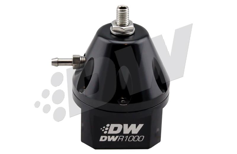 DeatschWerks DWR1000iL In-Line Adjustable Fuel Pressure Regulator - Titanium