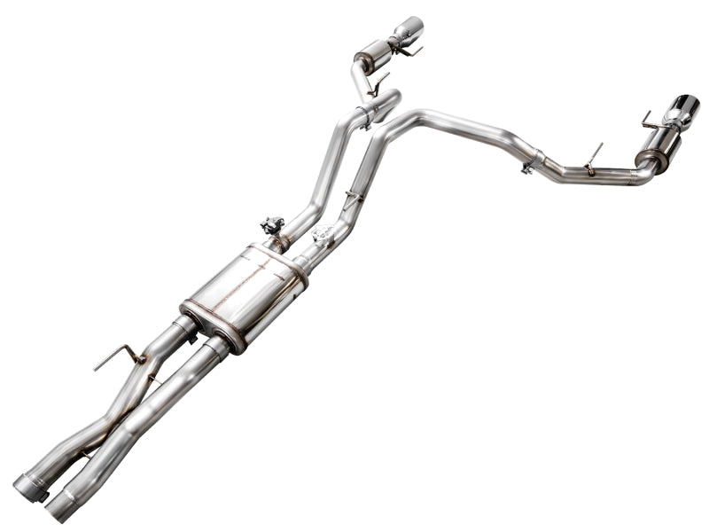 AWE Gen 3 Raptor R SwitchPath Exhaust  - Chrome Silver Tips