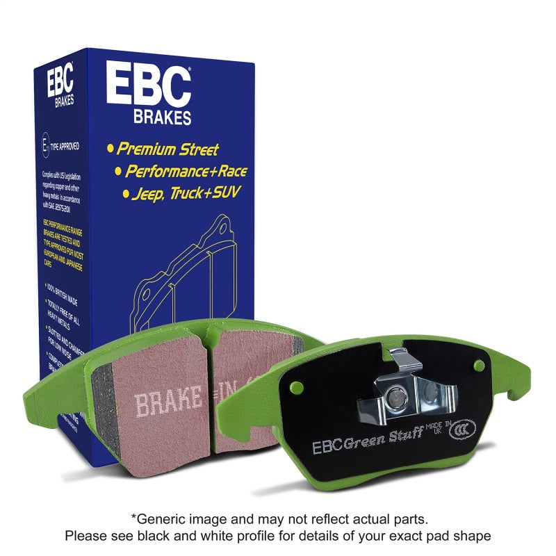 EBC 16-23 Mazda CX-9 2.5T Greenstuff Rear Brake Pads