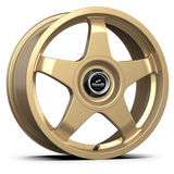 fifteen52 Chicane 17x7.5 4x100/4x108 42mm ET 73.1mm Center Bore Gloss Gold Wheel