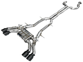 AWE Tuning 2021+ Cadillac CT4-V Blackwing SwitchPath Exhaust - Diamond Black Tips