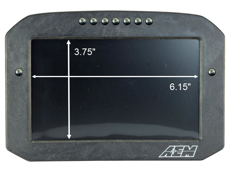 AEM CD-7L Carbon Logging Flush Digital Dash Display