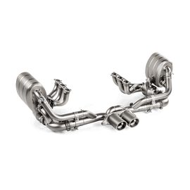 Akrapovic 2018 Porsche 911 GT3 (991.2) Slip-On Race Line (Titanium) w/Header/Tail Pipes