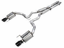 Load image into Gallery viewer, AWE 2024 Ford Mustang GT Fastback S650 RWD Touring Catback Exhaust w/ Dual Diamond Black Tips