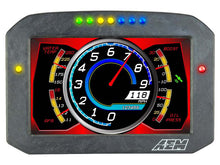 Load image into Gallery viewer, AEM CD-7LG Carbon Logging Flush Digital Dash Display w/ Internal 20Hz GPS &amp; Antenna