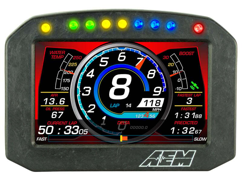 AEM CD-5L Carbon Logging Flush Digital Dash Display