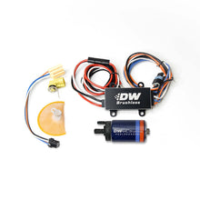 Load image into Gallery viewer, DeatschWerks DW440 440lph Brushless Fuel Pump w/ PWM Controller &amp; Install Kit 99-04 Ford Mustang GT