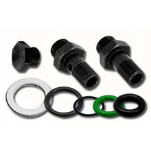 Load image into Gallery viewer, AEM High Volume Fuel Rail Banjo Fitting w/ Hole - Male -6AN ORB thread (9/16in -18)