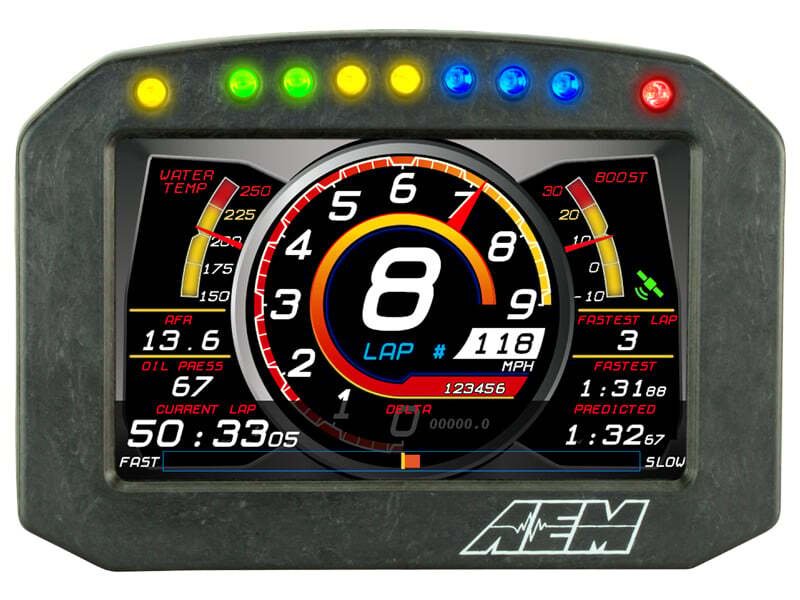 AEM CD-5L Carbon Logging Flush Digital Dash Display