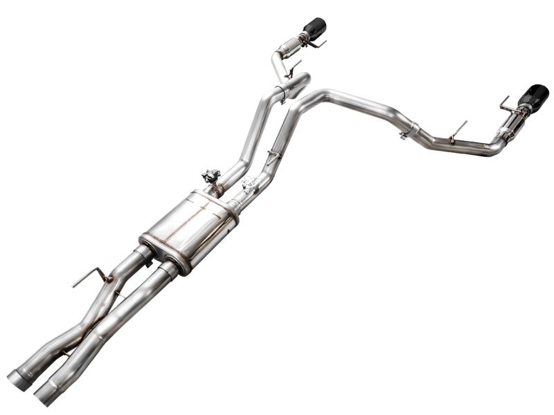 AWE Gen 3 Ford Raptor SwitchPath Exhaust  - Diamond Black Tips