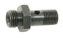 Load image into Gallery viewer, AEM High Volume Fuel Rail Banjo Fitting w/ Hole - Male -6AN ORB thread (9/16in -18)