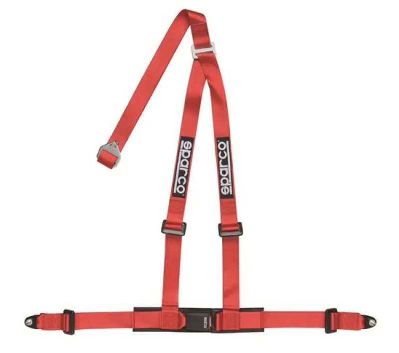 Sparco Belt 2in Red 3pt Bolt-In