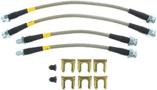 Load image into Gallery viewer, StopTech 4/90-99 Mitsubishi 3000GT Stainless Steel Front Brake lines