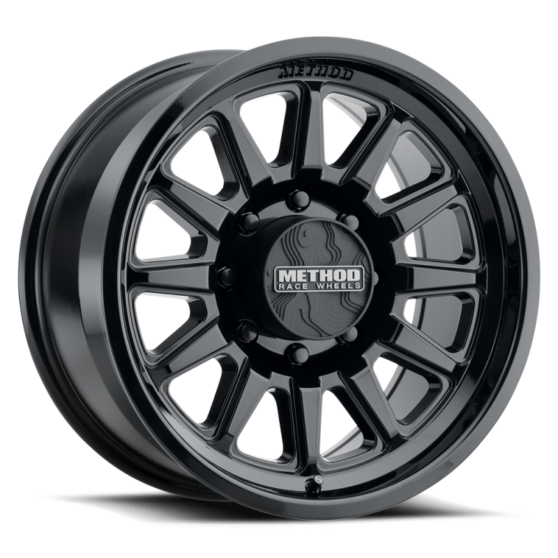 Method MR323 20x9 +12mm Offset 8x6.5 BP 130.81mm Gloss Black Wheel