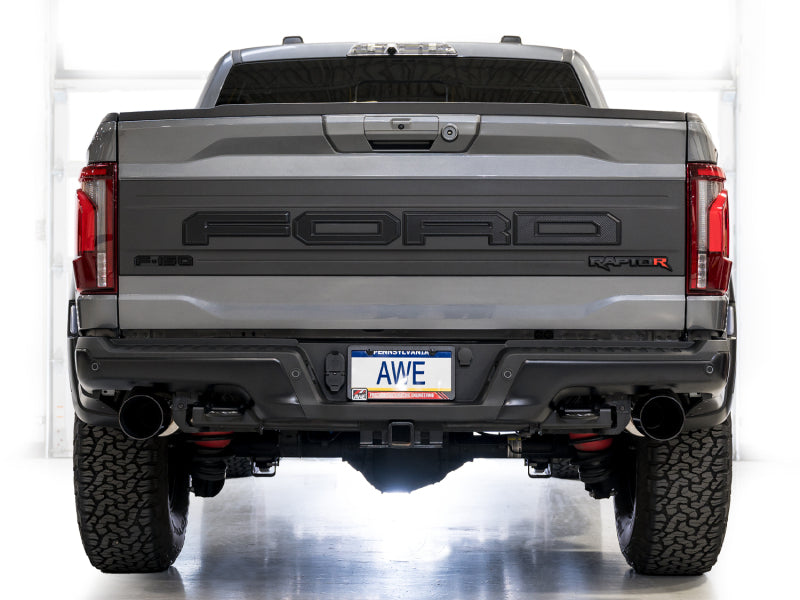 AWE Gen 3 Raptor R SwitchPath Exhaust - Diamond Black Tips