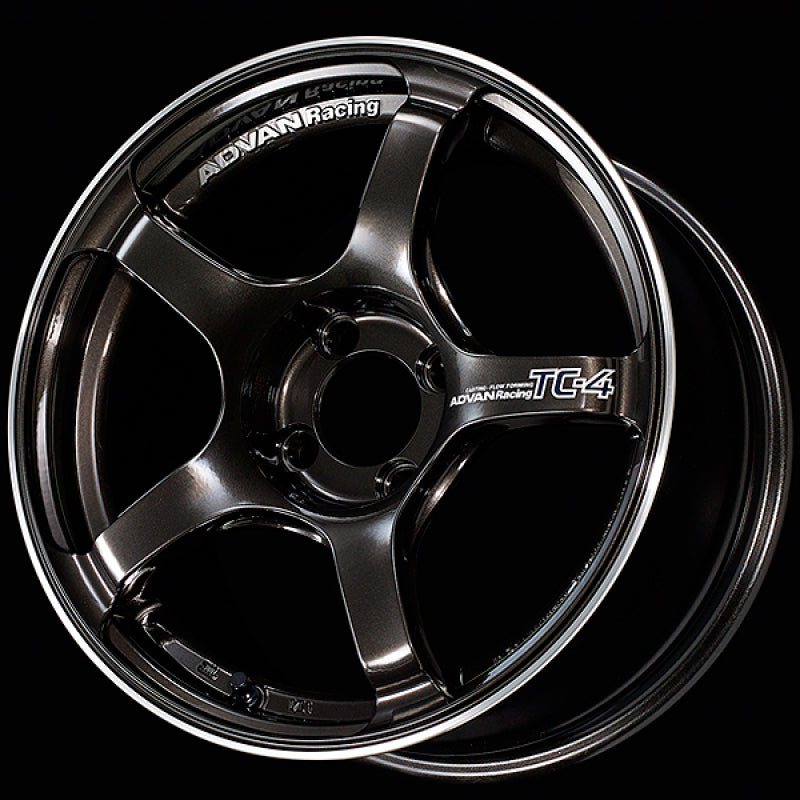 Advan TC4 16x8.0 +38 4-100 Racing Black Gunmetallic & Ring Wheel