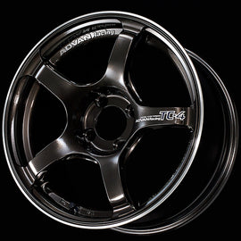 Advan TC4 16x8.0 +38 4-100 Racing Black Gunmetallic & Ring Wheel