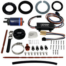 Load image into Gallery viewer, DeatschWerks Universal In-Tank Pump Mount w/ DW440 Brushless 415lph Fuel Pump &amp; Controller