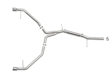 Load image into Gallery viewer, aFe MACHForce XP 3in-2.5in SS Exhaust Axle-Back 17-19 Audi A4 (B9) L4-2.0L (t) - Polished