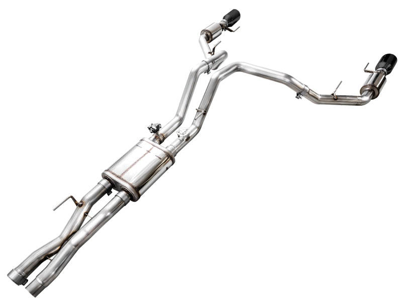 AWE Gen 3 Raptor R SwitchPath Exhaust - Diamond Black Tips