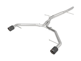 aFe 17-19 Audi A4 (L4-2.0L) MACH Force-Xp Stainless Steel Axle-Back Exhaust System - Carbon Tip