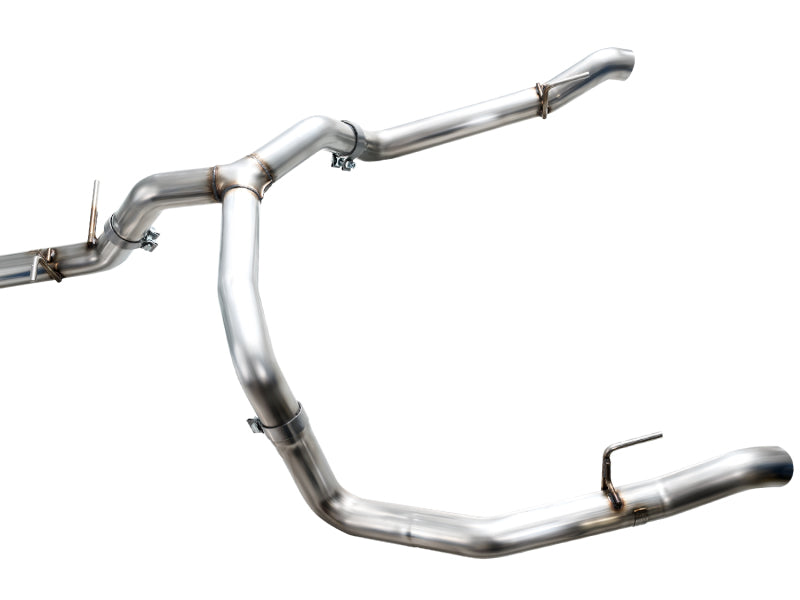 AWE 4th Gen GM 1500 5.3L 0FG Catback Split Rear Exit (w/ Bumper Cutouts) - OE Tips